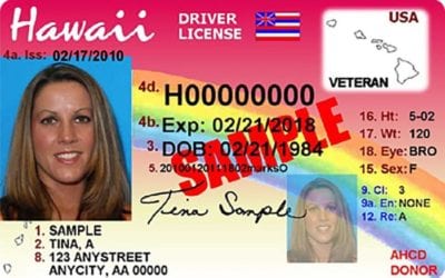 What is an indicator of a false ID?