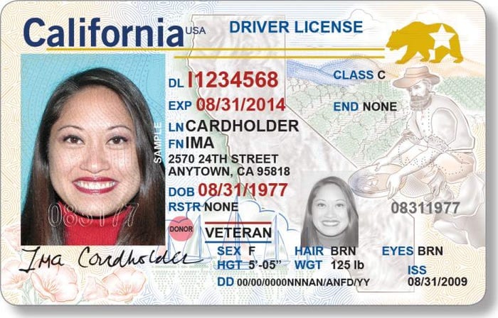 california drivers license